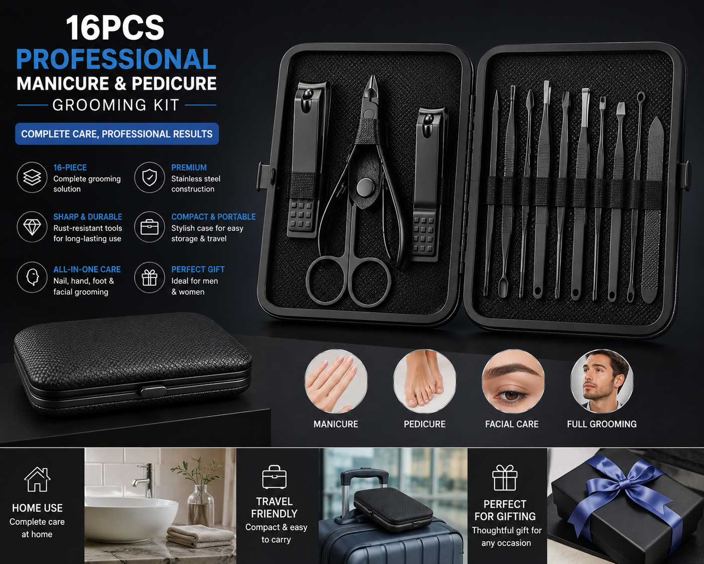 Manicure Pedicure Grooming kit
